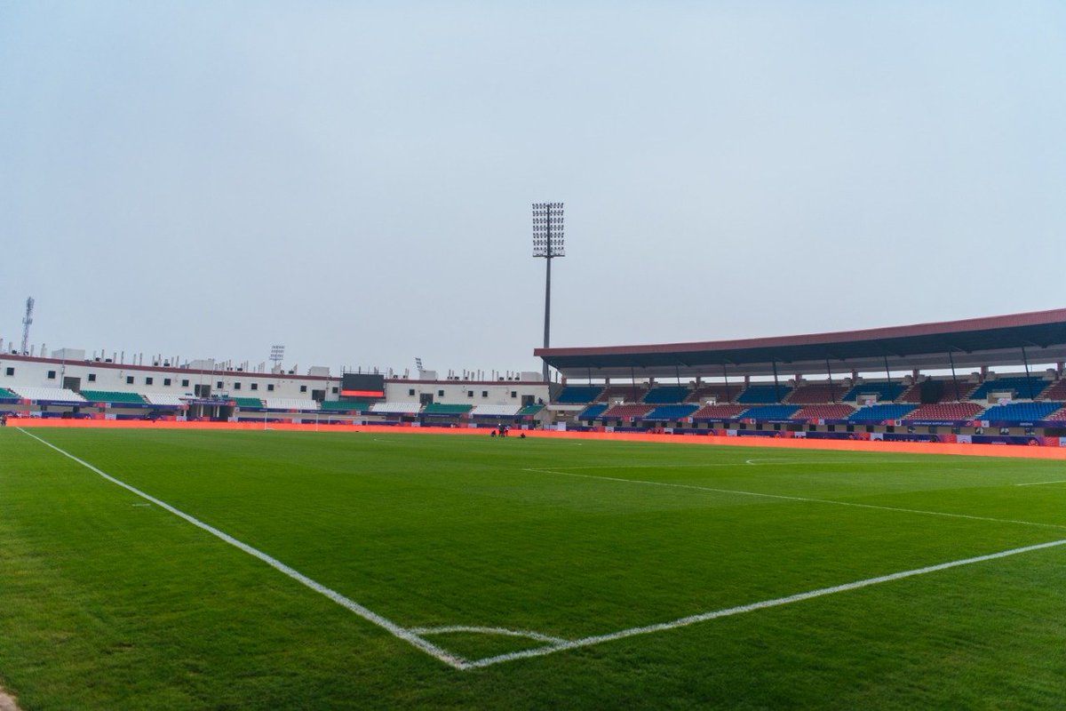 The iconic #KalingaStadium is all decked up again for a memorable match as our own team <a href="/OdishaFC/">Odisha FC</a> plays its first home game against <a href="/JamshedpurFC/">Jamshedpur FC</a> at the international class football pitch prepared in a record time. Welcome football fans to cheer our home team &amp; enjoy the marvel