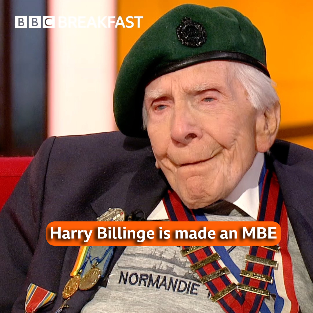 British Normandy Memorial on Twitter "DDay Veteran Harry Billinge