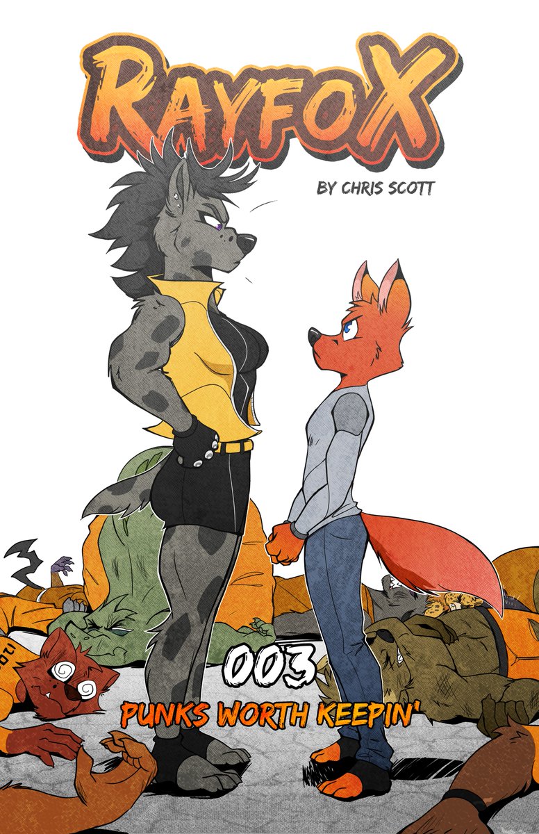 RayFoxTheComic's tweet photo. Chapter 3 of #rayfoxthecomic is coming! It's titled "Punks worth keepin'!" I think it's a pretty fun chapter of this story and I hope you guys will like it!
It'll start updating on https://t.co/QNFE5YAnID by the end of January!
#comics #webcomic #rayfox https://t.co/5FiiDNLavs