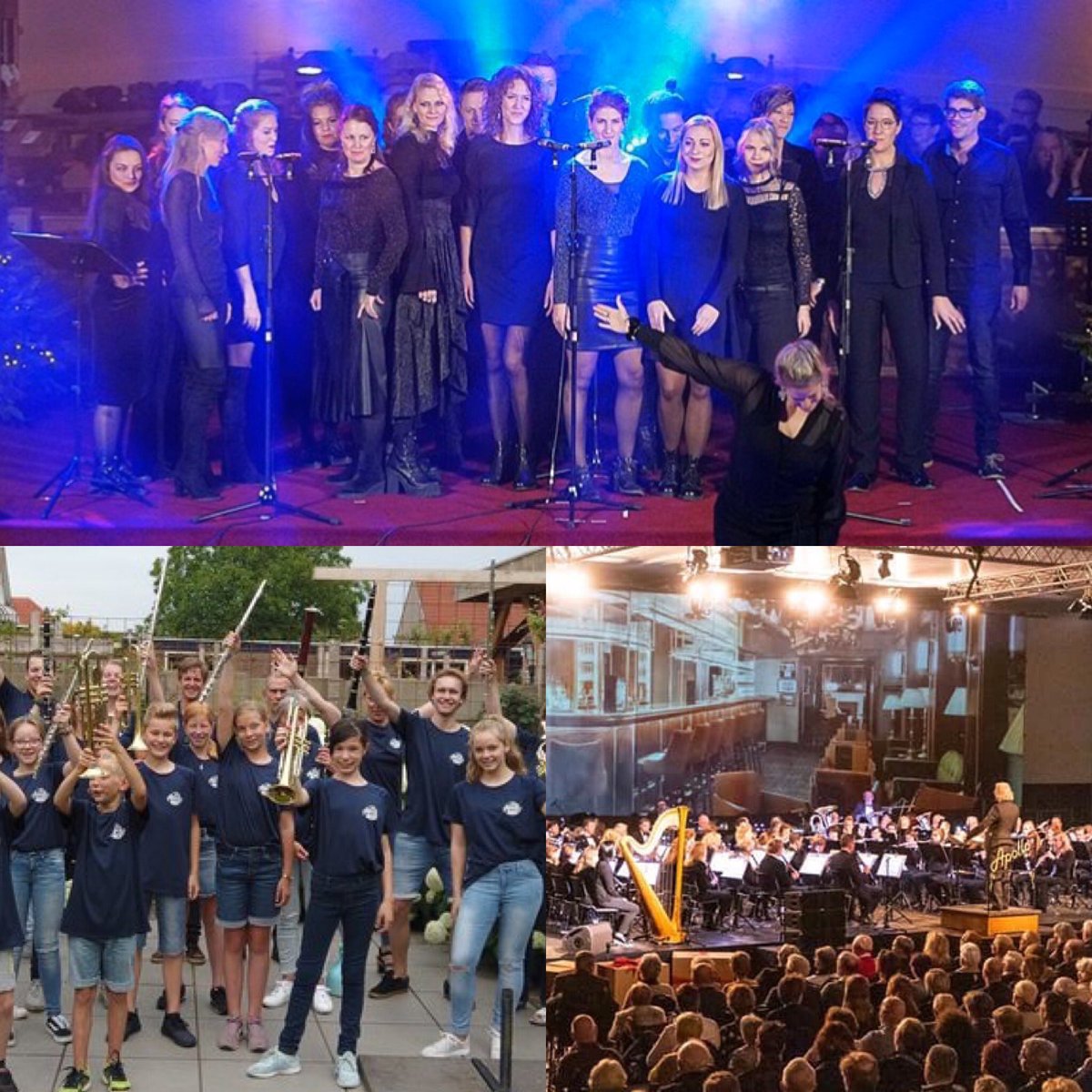 Apollo met LEF tijdens het nieuwjaarsconcert op 5-1-20 mmv @vocalgroeplef en ons eigen #opleidingsorkest. Gratis kaarten bij <a href="/primerabandijk/">Primera de Bandijk</a> <a href="/Reggehof/">De Reggehof</a> en <a href="/ApolloGoor/">Apollo Goor</a>
