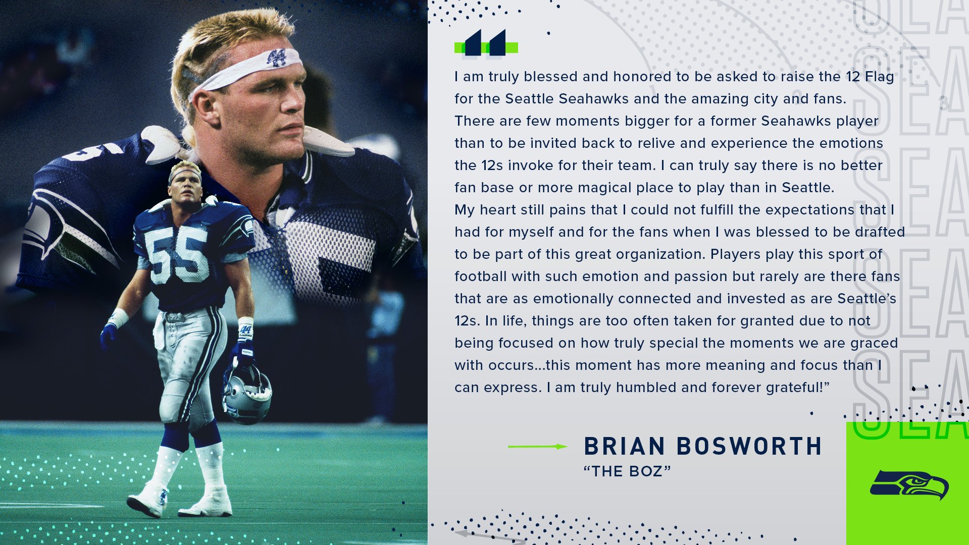 brian bosworth seahawks jersey