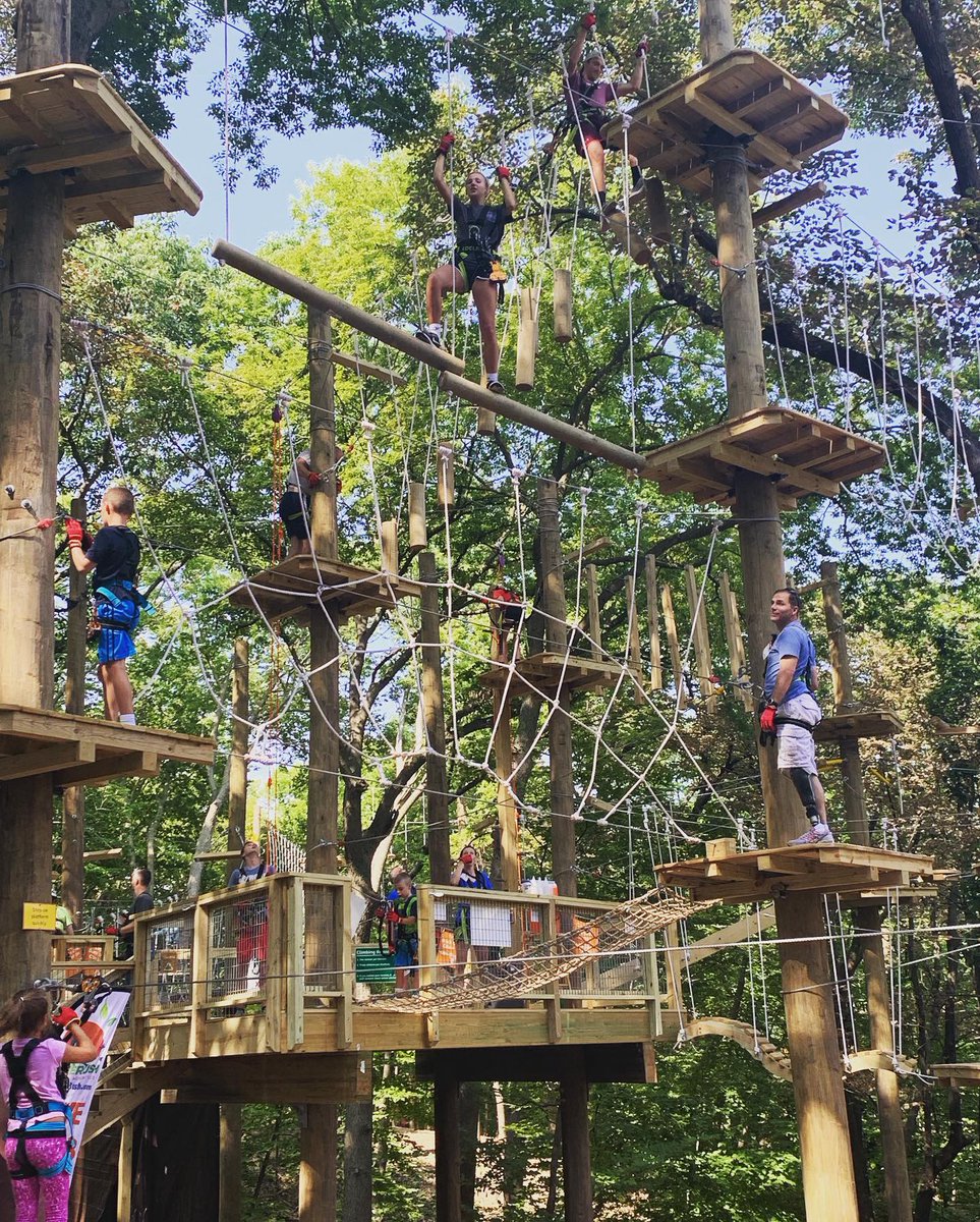 Did you know, #ropecourses date back to the late 1800s! Courses were built in France, mostly to serve as a #physicalchallenge for participants. They were also used during the Second World War as a way to improve physical fitness in the British military  #FunFactFriday