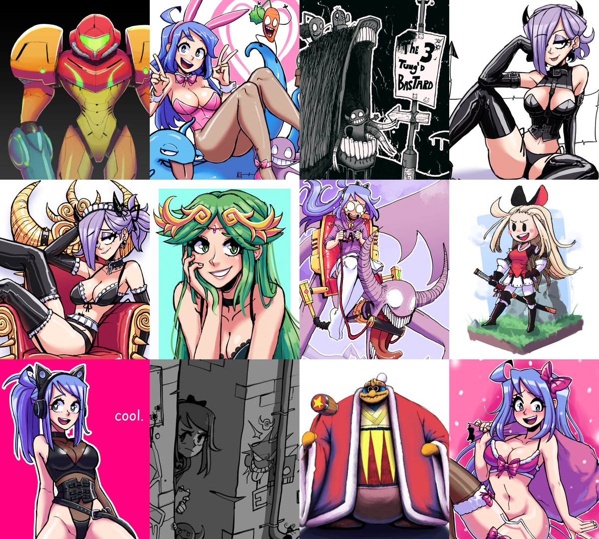 My Art summary for 2019!
Chose my favourite piece from each month :^)
I need to work on backgrounds and other stuff next year for sure. I'll keep trying my best!
Thanks for all your support this year :^D
u all COOL 