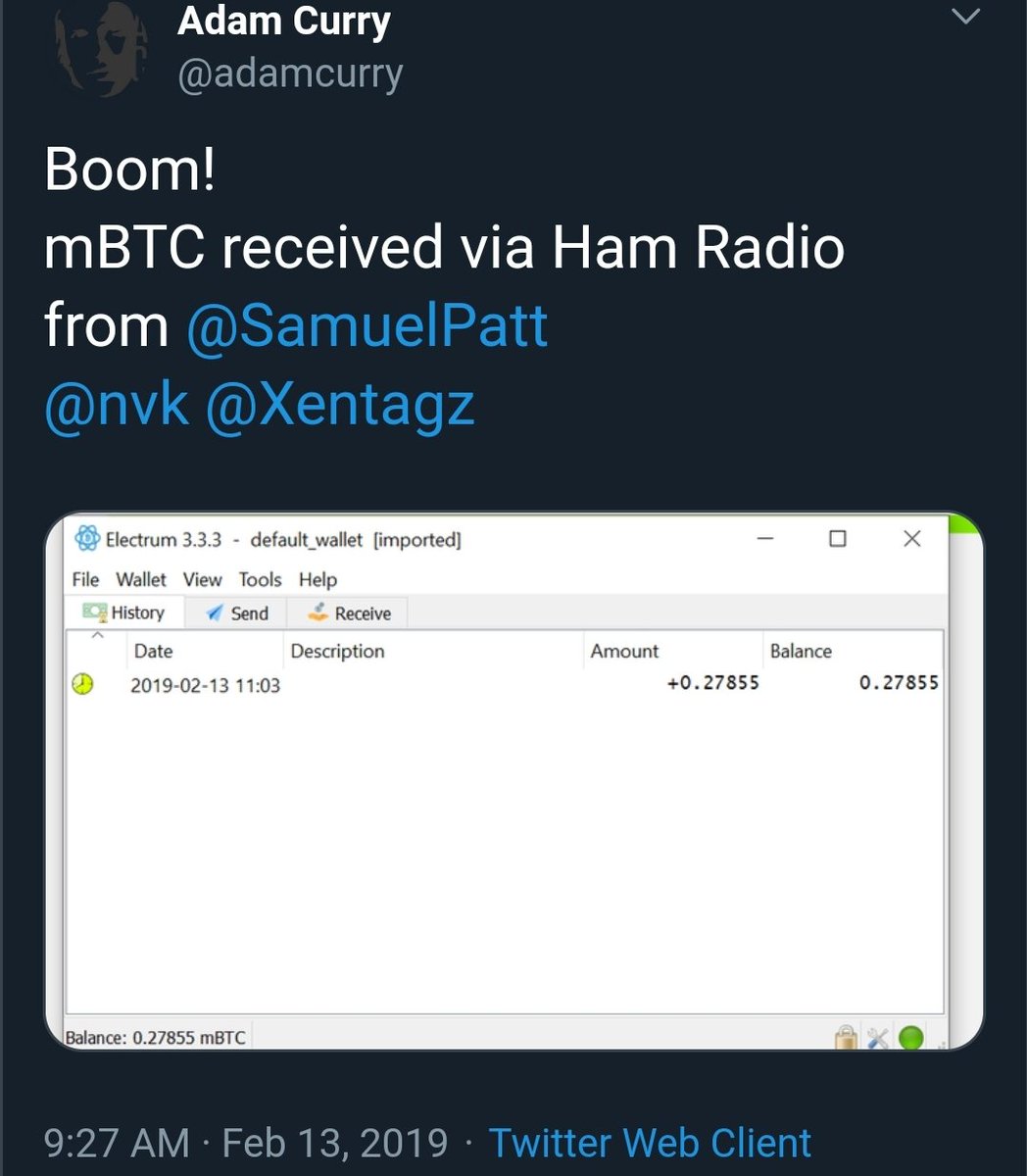 Sending Bitcoin WITHOUT an internet connection is so rad.