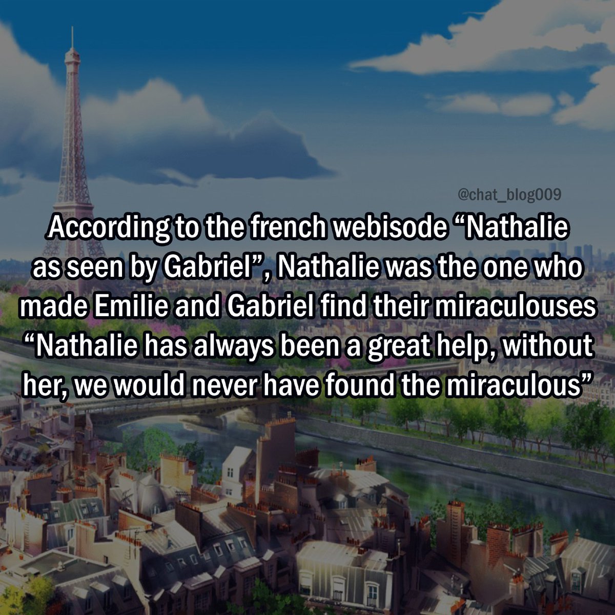 Senti Chatblog009 New Info From The Webisode Nathalie As Seen By Gabriel Hashtags Mlb Miraculousladybug Miraculousladybug Gabrielagreste Emilieagreste Nathaliesancour T Co I8rponqrym Twitter