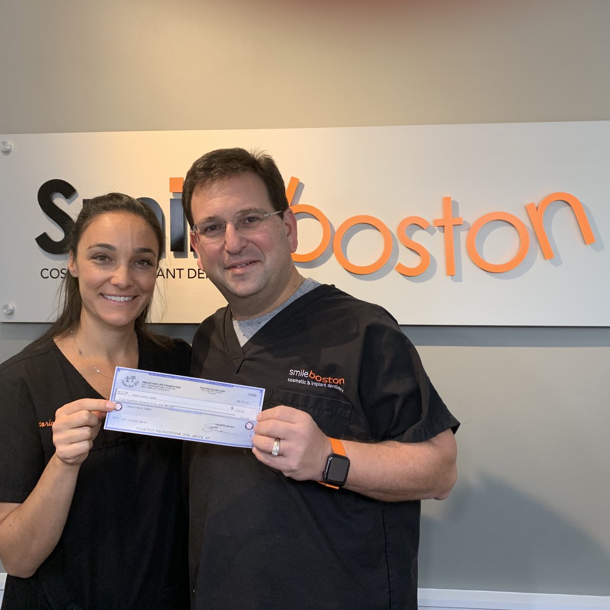 Smileboston has the greatest patients! Together we raised over $1,000 for the kids at <a href="/experiencecamps/">Experience Camps</a>, experience.camp/maine! #SmilesForLife #SmileAlways