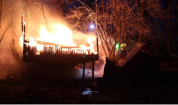 Melding brandweer Hulstweg Kootwijkerbroek