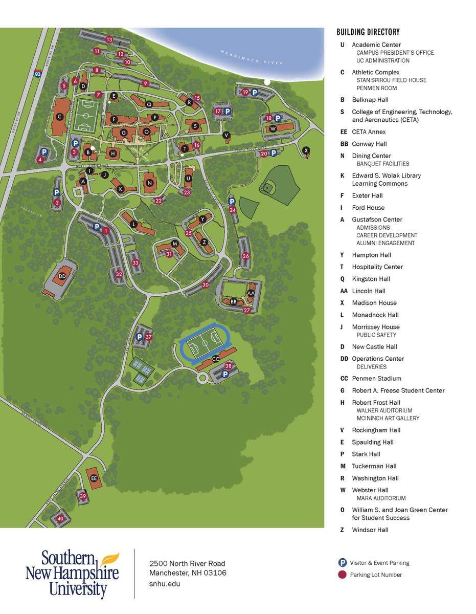 Snhu Alumni 09 Campus Map 19 Campus Map Tenyearchallenge Fbf Snhualumni Penmenpride