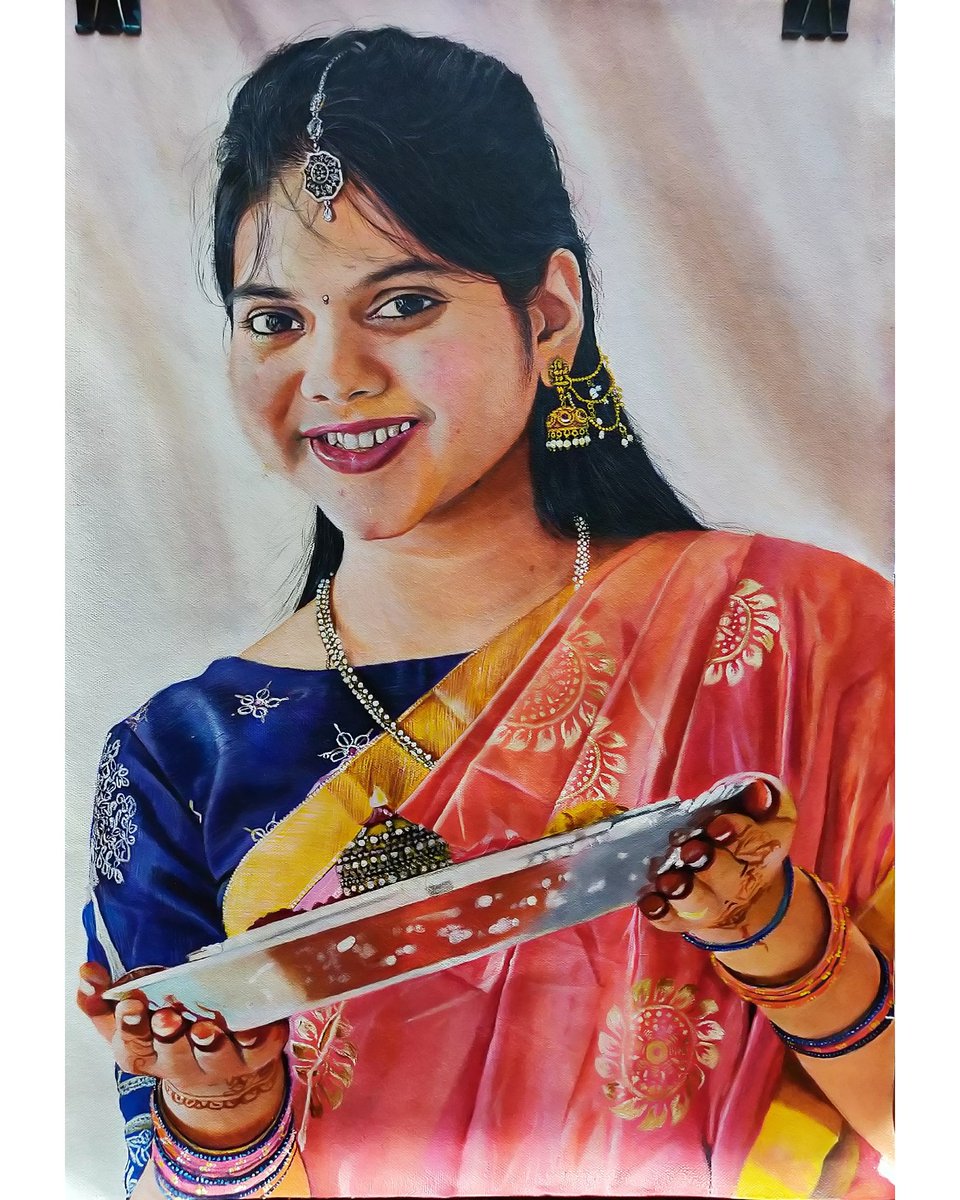 Hue_Wing's tweet photo. This will leave for Hyderabad tomorrow and is a gift from my client to his friend on her birthday.♥️
.
.
.
#Commissioned_Work
#Hue_Wing https://t.co/fJLBnyCwUa