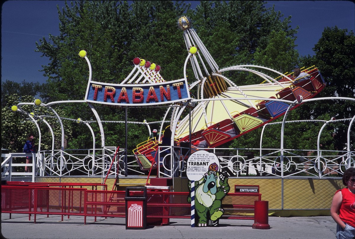 cedarpoint's tweet image. 134 days until Opening Day! 

Trabant was located near where Scrambler is today. This classic ride entertained guests until the end of the 1990 season. #CP150