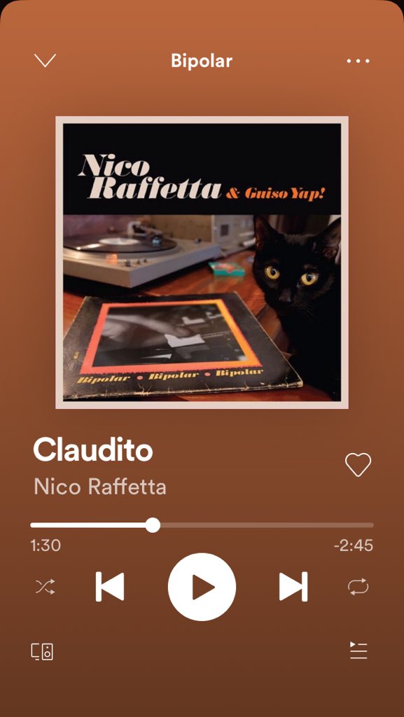 NicoRaffetta's tweet photo. Ahora si!! BIPOLAR esta disponible en todas las plataformas digitales, espero que les guste! 
.
LINK A SPOTY 👇🏾

https://t.co/9RLuSYwW7p

INFINITAS GRACIAS A TODXS los que colaboraron de alguna manera en este disco!!
Salú y Felicidades  🎈🎉🍾  🍻 https://t.co/Ui5g2dlGZk