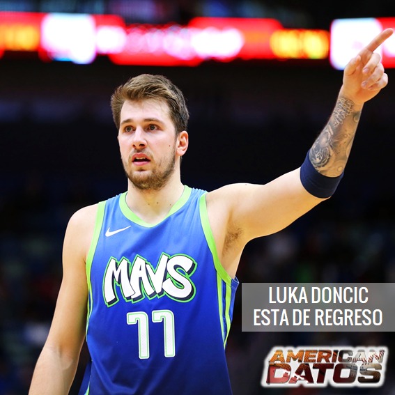 AmericanDatos's tweet image. Ni siquiera las casi dos semanas de inactividad de #LukaDoncic por culpa de un esguince de tobillo han podido frenar al jugador esloveno👏

 En el rack balcánico además rozó el triple-doble con 24 puntos, 10 rebotes y ocho asistencias en 33 minutos.🏀‼
#Deportes #nba #baloncesto