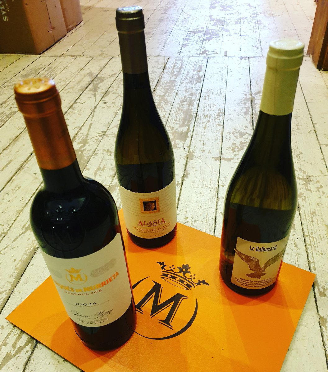 It's only 5 days until Hogmanay! Better try some fantastic wine and make sure you're prepared! Marques de Murrieta Rioja Reserva, Araldica Moscato d'Asti and Balbuzard Sauvignon are all open for your delectation! #wine #winetasting #wineoclock