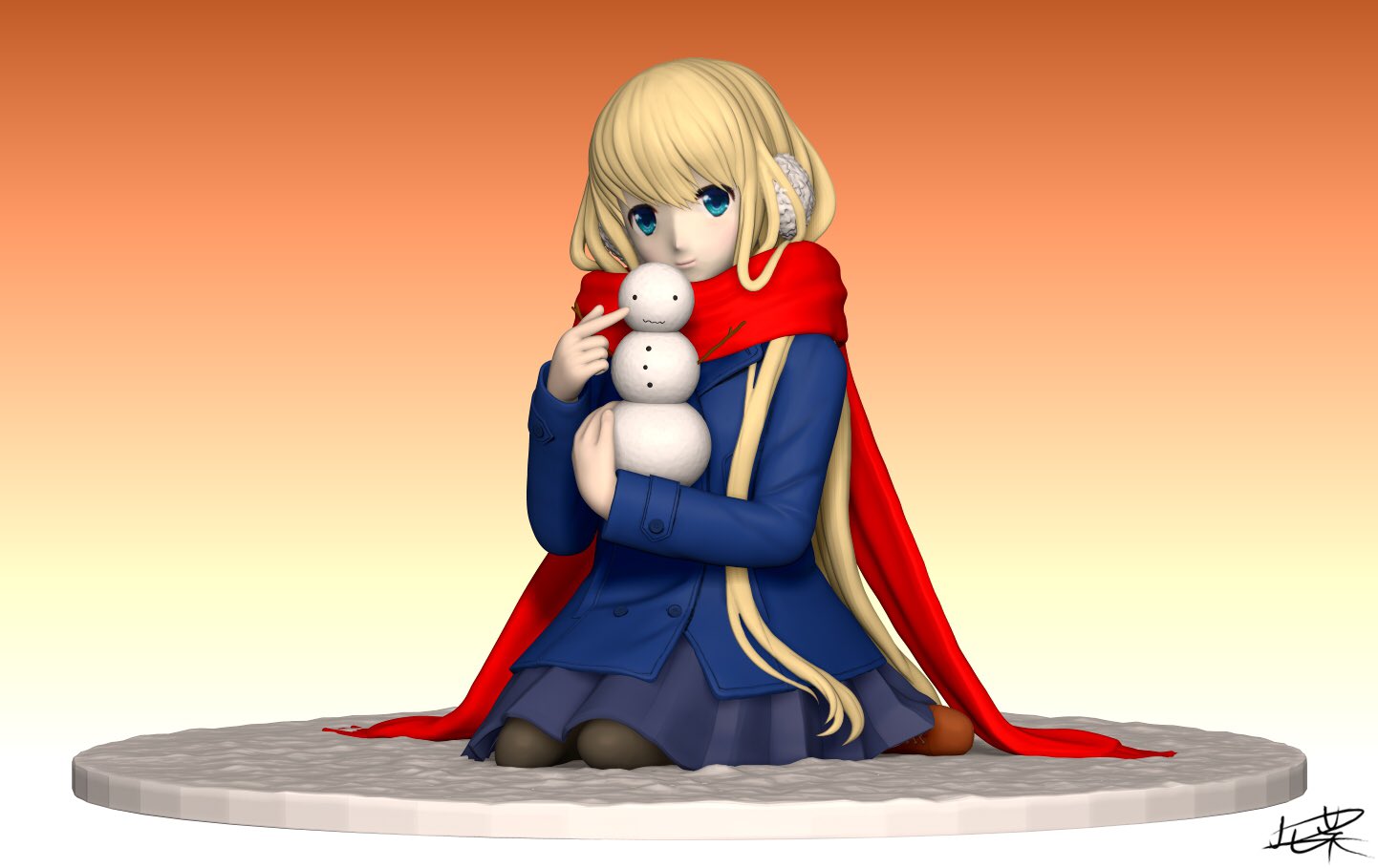 此葉 12月28日はベスリー ローズ ディズリーちゃんの誕生日です 誕生日おめでとうございます 誕生日をお祝いしてフィギュアモデルを作製しました 銀はる Zbrush T Co Wvobrygmzn Twitter