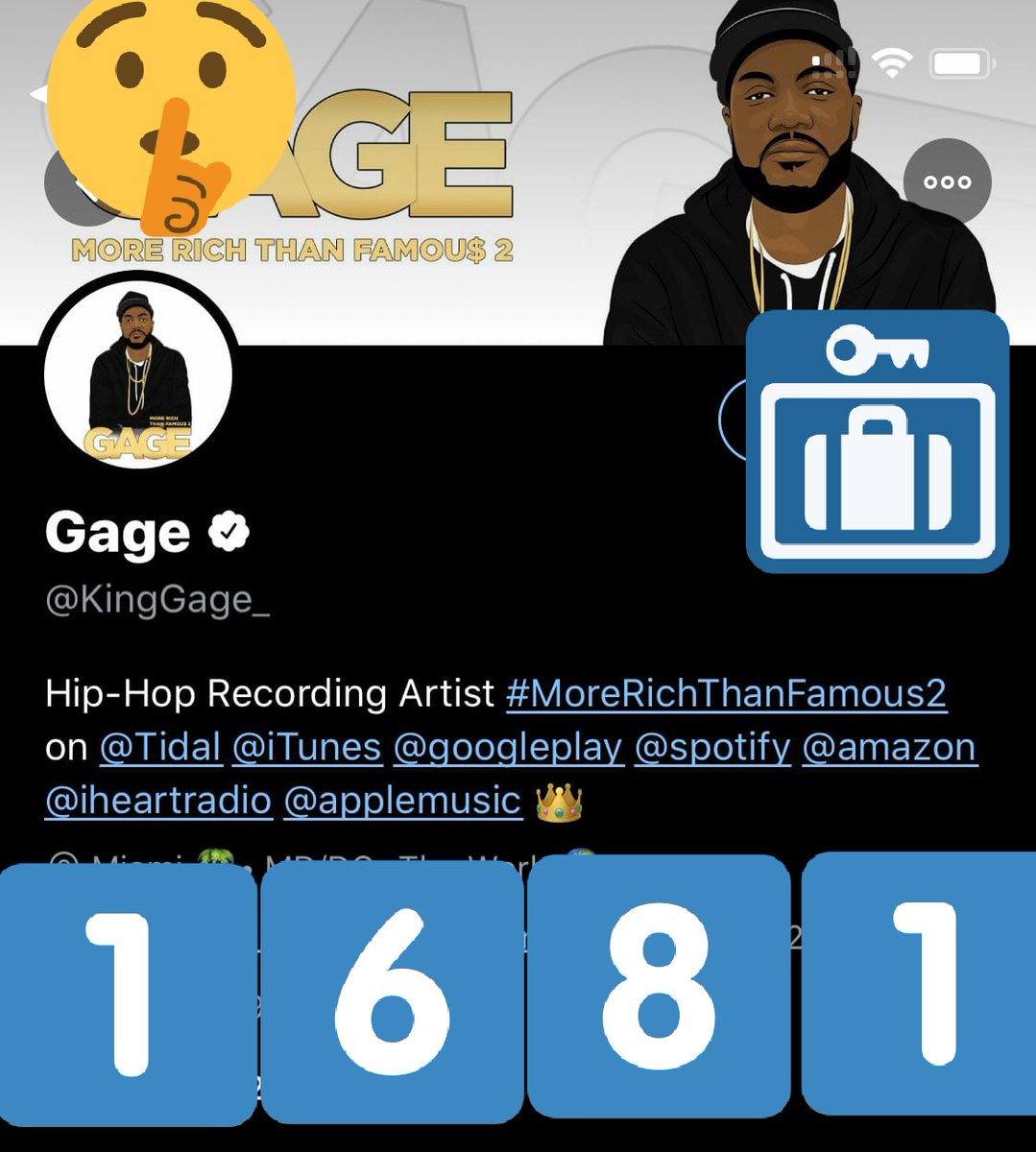 ETF_RW's tweet photo. Update No: 🔥1⃣6️⃣8️⃣1️⃣🔥 ✍
📢  @KingGage_ blue tick a/c suspended by @TwitterSupport for twitter rules violation. 
Team: 🤣🤣🤣
Category: communal abuse
Type: 5️⃣0️⃣-5️⃣0️⃣
🇮🇳👀😁👀🇮🇳
Thanks @TwitterSupport https://t.co/OQtRtRKs7X