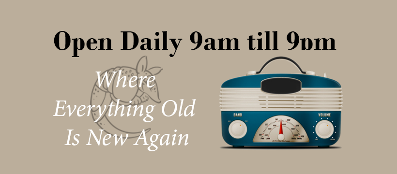 We're open everyday from 9am - 9pm. Come in to see what's new!

#vintage #retro #antique #Goodyear #Arizona #collectibles #classic #throwback