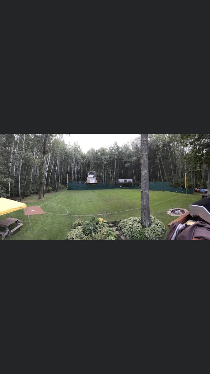 AaronOtteson's tweet photo. @Super70sSports Not the greatest quality... here’s a pic of our wiffle ball addiction. https://t.co/90USCncvnZ