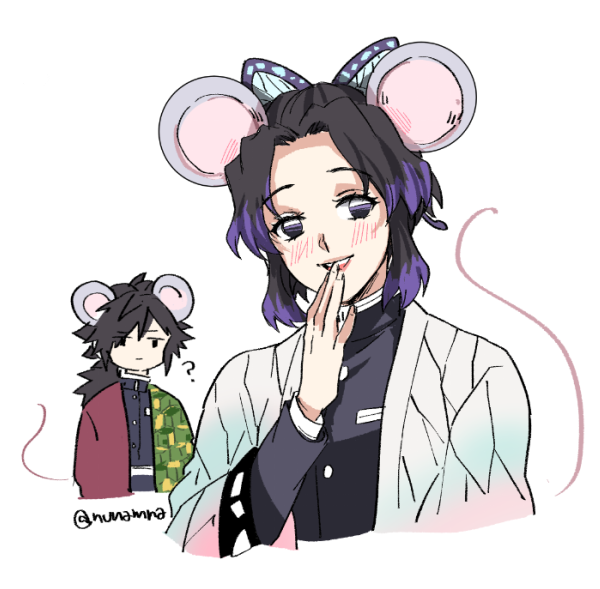 นู น า ม น า (ปั่นงาน) B67-68 #CQ9さんがTwitterに投稿した胡蝶しのぶ(鬼滅の刃)のイラスト。