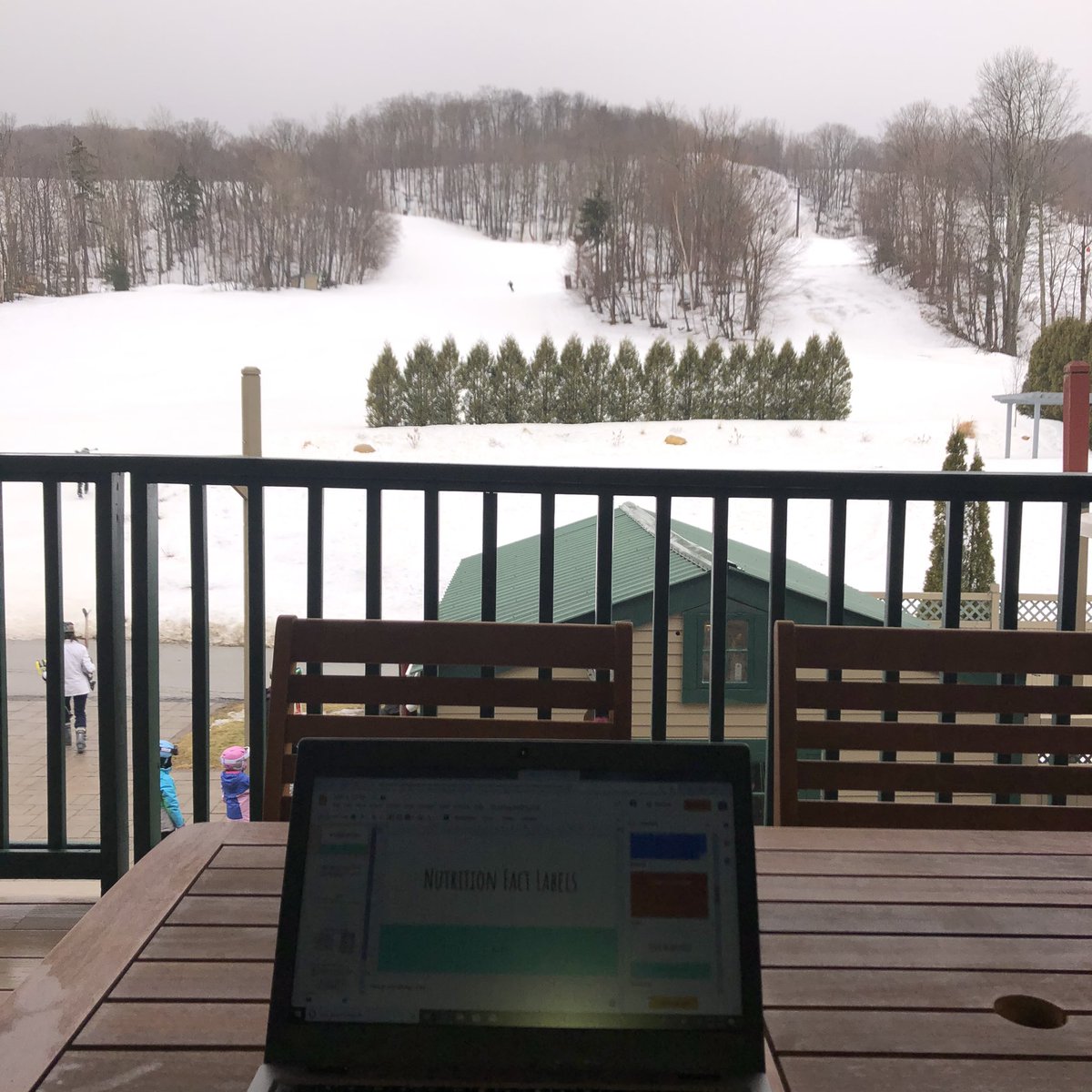 MrsSopko_5's tweet photo. Not a bad view to write up some lessons in between skiing ⛷🎿❄️ #mountsnow #break2019 #vermont https://t.co/AxZERyKXMs