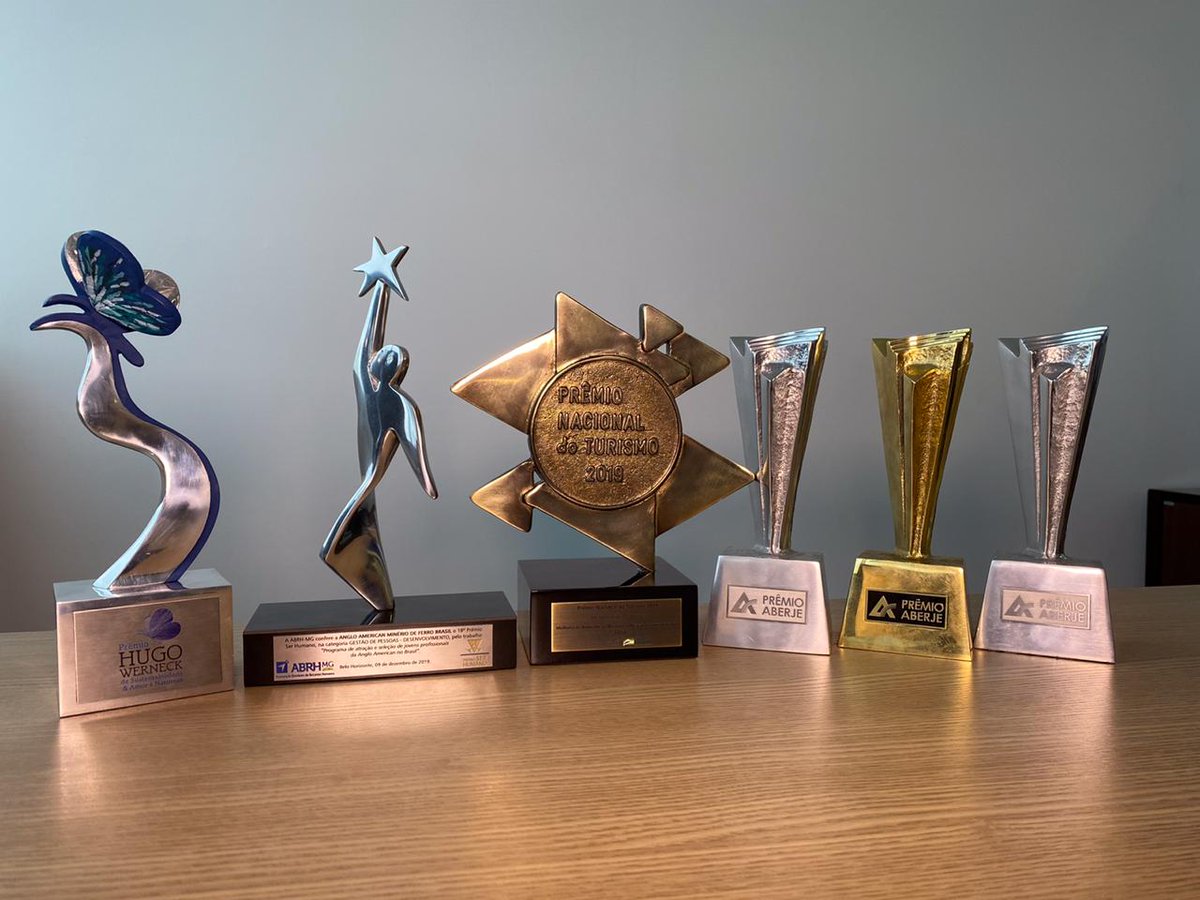AngloAmericanBR's tweet photo. Prêmios são uma forma de reconhecimento. E o nosso 2019 foi recheado deles!  Confira a nossa thread com as premiações #angloamerican #premios2019 #mineracao #aberje #abrh #ibef #hugowerneck https://t.co/oVmTNoKuCA