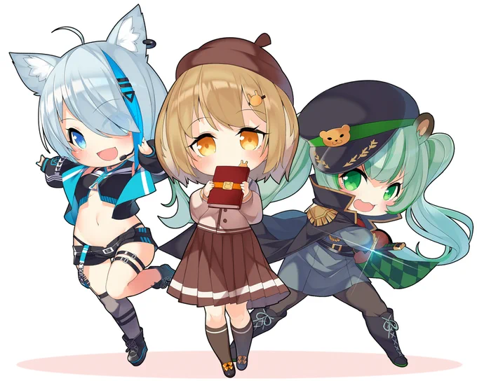 新衣装そろいました
#はねるあーと #らんあーと #いちかあるばむ  #あにまーれ 