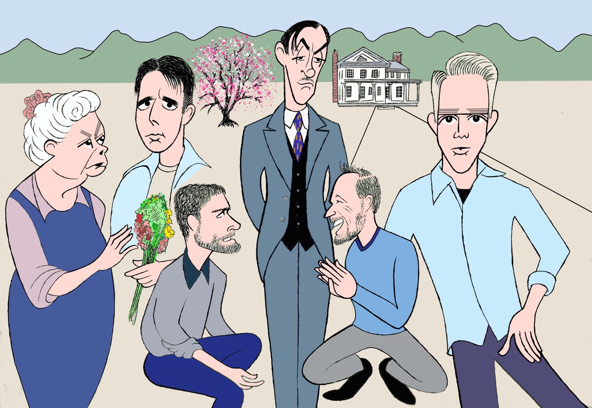 kenfallin's tweet photo. @THEINHERITANCE

( L to R )  @LoisSmith, @SamuelHLevine, @KyleSoller, 
@PaulHilton, @JohnBenjaminHickey, and @AndrewBurnap https://t.co/kMJgaZCzwa