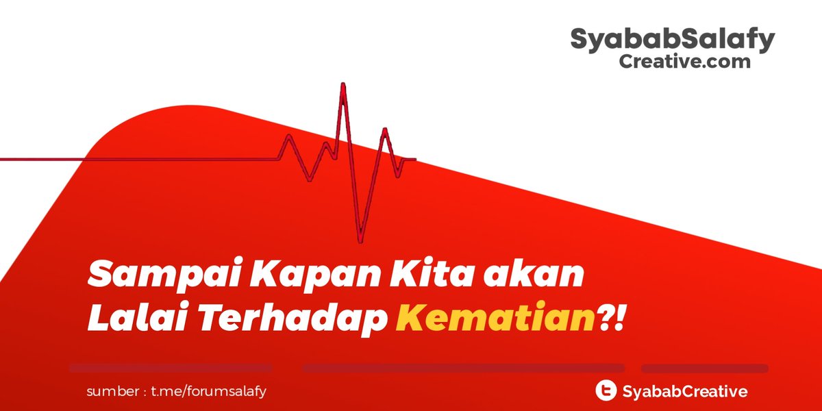 syababcreative's tweet photo. Al-Hasan al-Bashri rahimahullah berkata,

❝ Wahai anak Adam, injaklah tanah dengan kakimu, karena tidak lama lagi dia akan menjadi kuburmu, demi Allah engkau terus menghabiskan umurmu sejak engkau terlahir dari rahim ibumu! ❞

Diriwayatkan oleh Abu Hatim dalam az-Zuhd, no. 12 https://t.co/luetgZQZnU