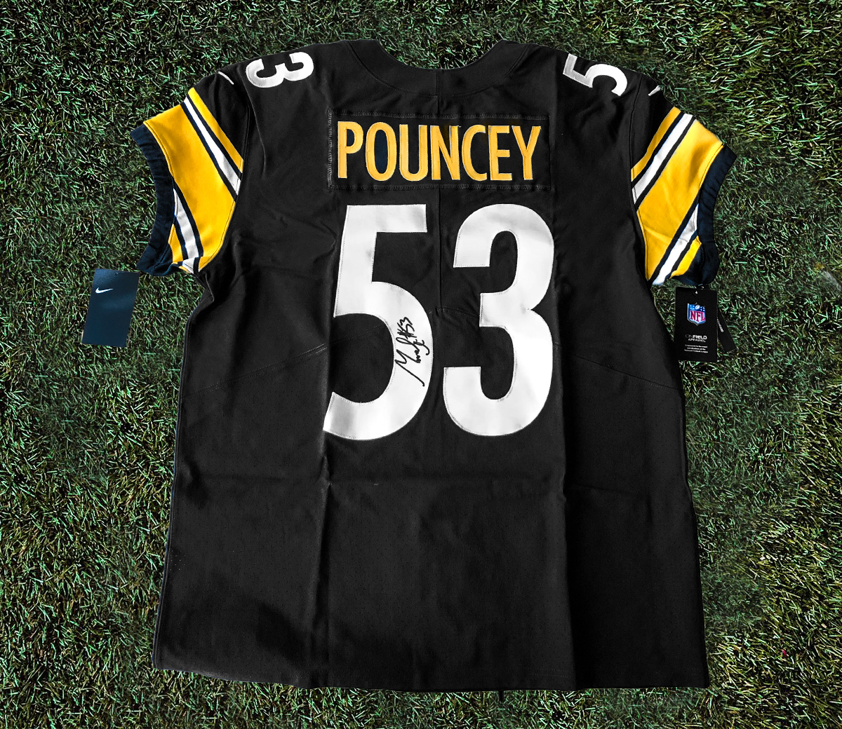 RT to win this signed @MaurkicePouncey jersey! #WPMOYChallenge + Pouncey