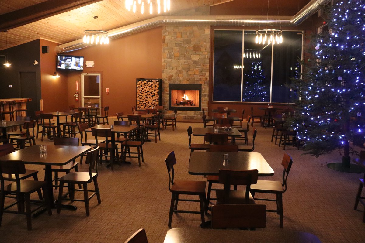 Searchmont's tweet photo. The Kiln is now open! Searchmont Resort's new restaurant &amp; bar will provide our guests an opportunity to enjoy a view of the slopes while trying out delicious food items and beverages off of our new menu. The Kiln will be open beginning at 11 AM during resort operational hours. https://t.co/wLOARg0yBO
