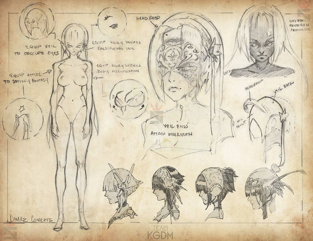Maringeth and Damre concept sketches.

#sketchbook #conceptart 