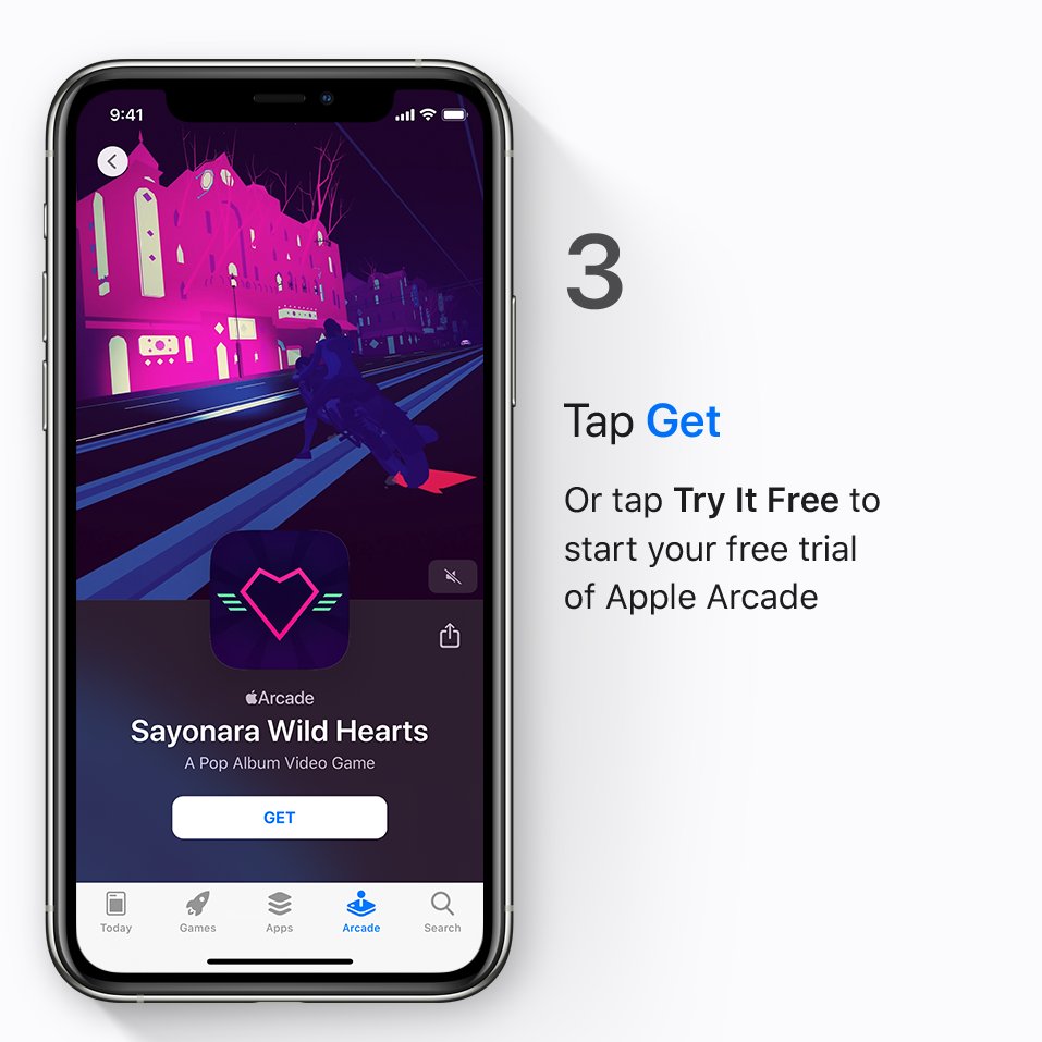 Step 3: Tap Get or tap Try It Free to start your free trial of Apple Arcade