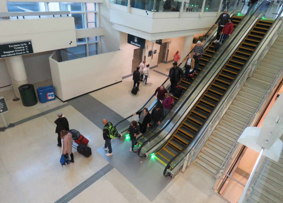 fly2midway's tweet photo. Reminder Midway Passengers! Some @TSA checkpoints have been permanently relocated to the new north security bridge. A very exciting #MDWMOD milestone! For more info visit: https://t.co/dUceEXzkA1 https://t.co/em93FE5kLg