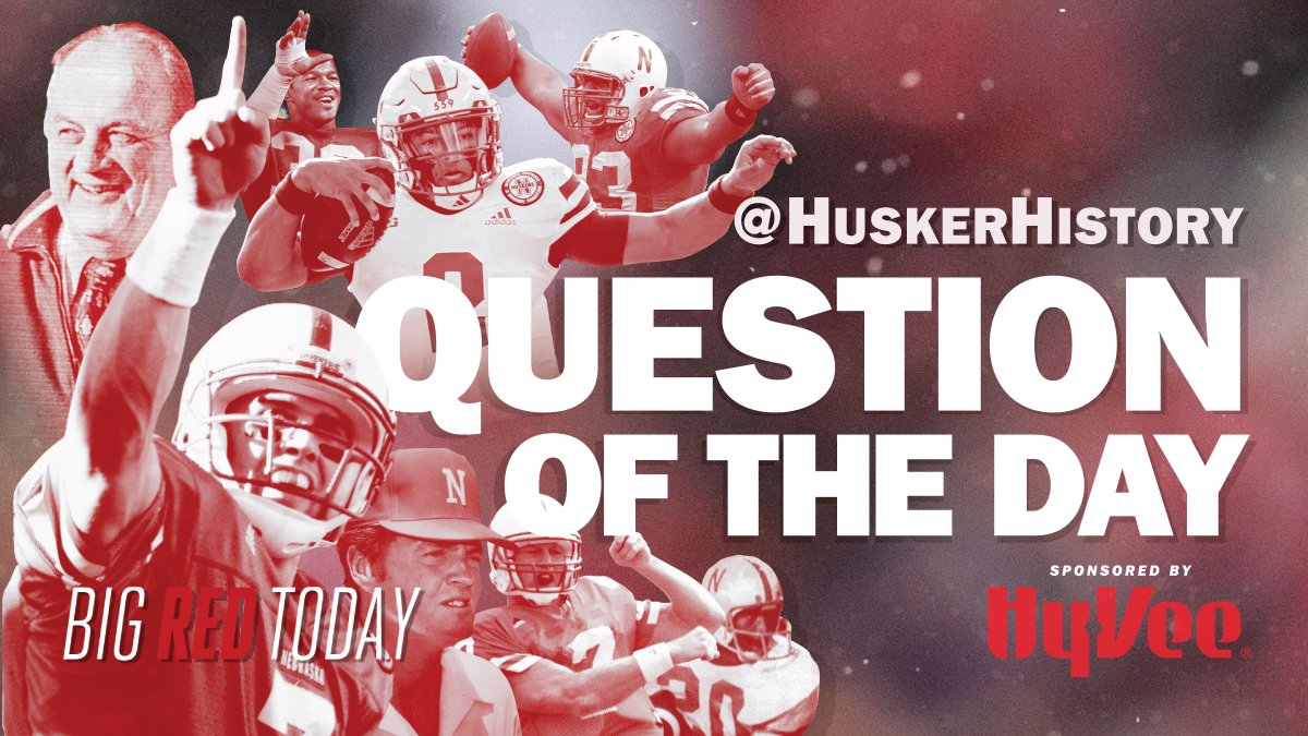 Here's your <a href="/HyVeeOmaha/">Hy-Vee Omaha/Papio/CB</a> #Huskers football question of the day.

Who is Nebraska's best player of the decade?