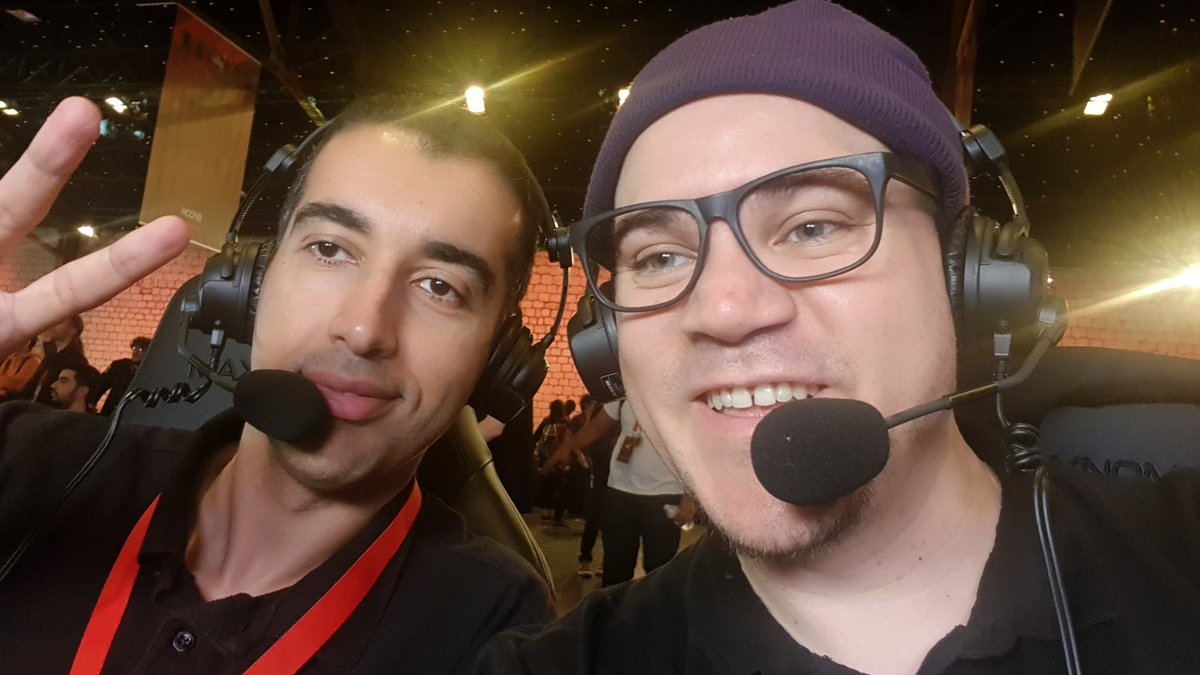 frionel26's tweet photo. Introducing Casablanca World Fighters official casters! 

- @zDamascus 
- @MrQuaRate 
- @NeoGeoNow 
and myself 😊

#CWF @EsportMdjs https://t.co/btiOWPDcWi