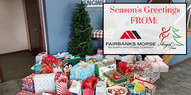 FairbanksMorse's tweet photo. Fairbanks Morse teamed up with the @SalvationArmy to sponsor an #AngleTree this year in efforts to help ensure every child had a gift under their tree. We are proud of our employees who #giveback to their communities. We appreciate you for keeping the spirit of giving alive! https://t.co/bGf4VzM9l6