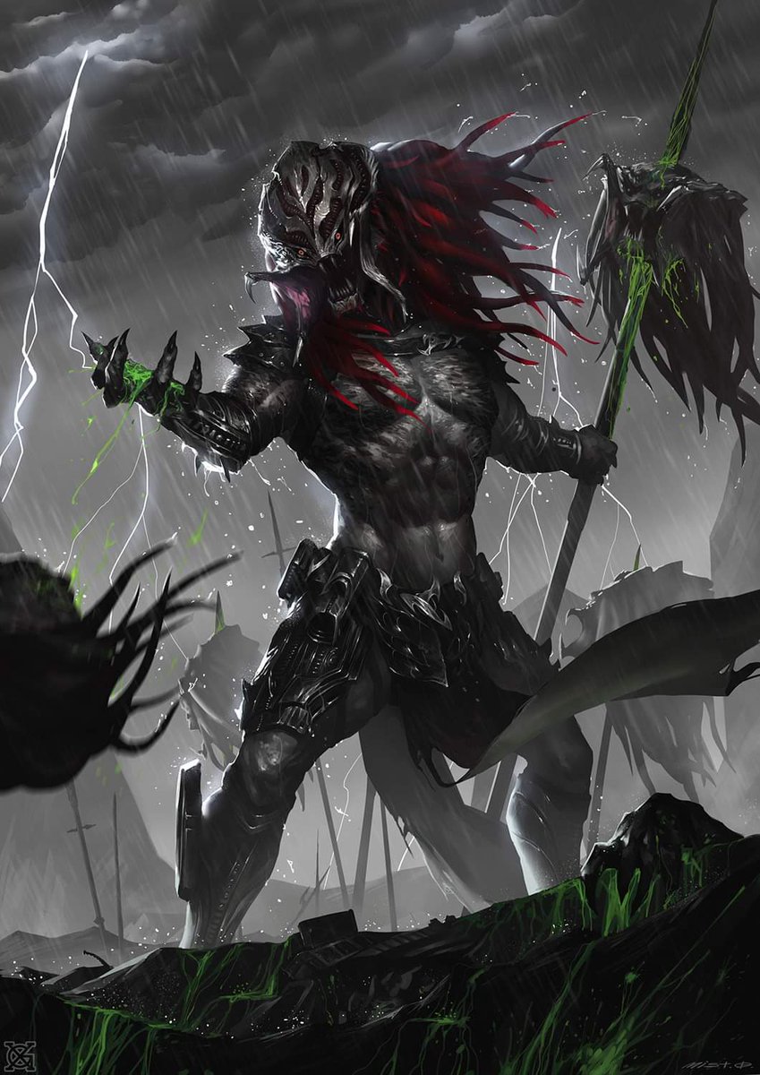 avpgalaxy's tweet photo. The Berserkers return in this piece titled Predator Butcher by the always fantastically talented mist XG! #Predator #Predators #ThePredator #Yautja #BerserkerPredator #BadBloodPredator #mistxg https://t.co/kqNQZbVeuw