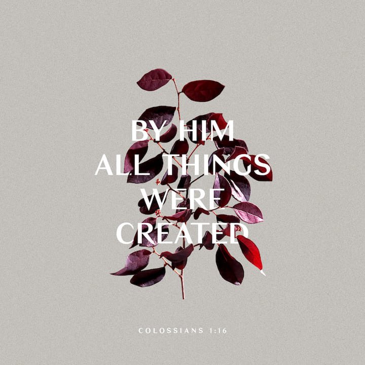 KnowMuchMore's tweet image. Colossians 1:16