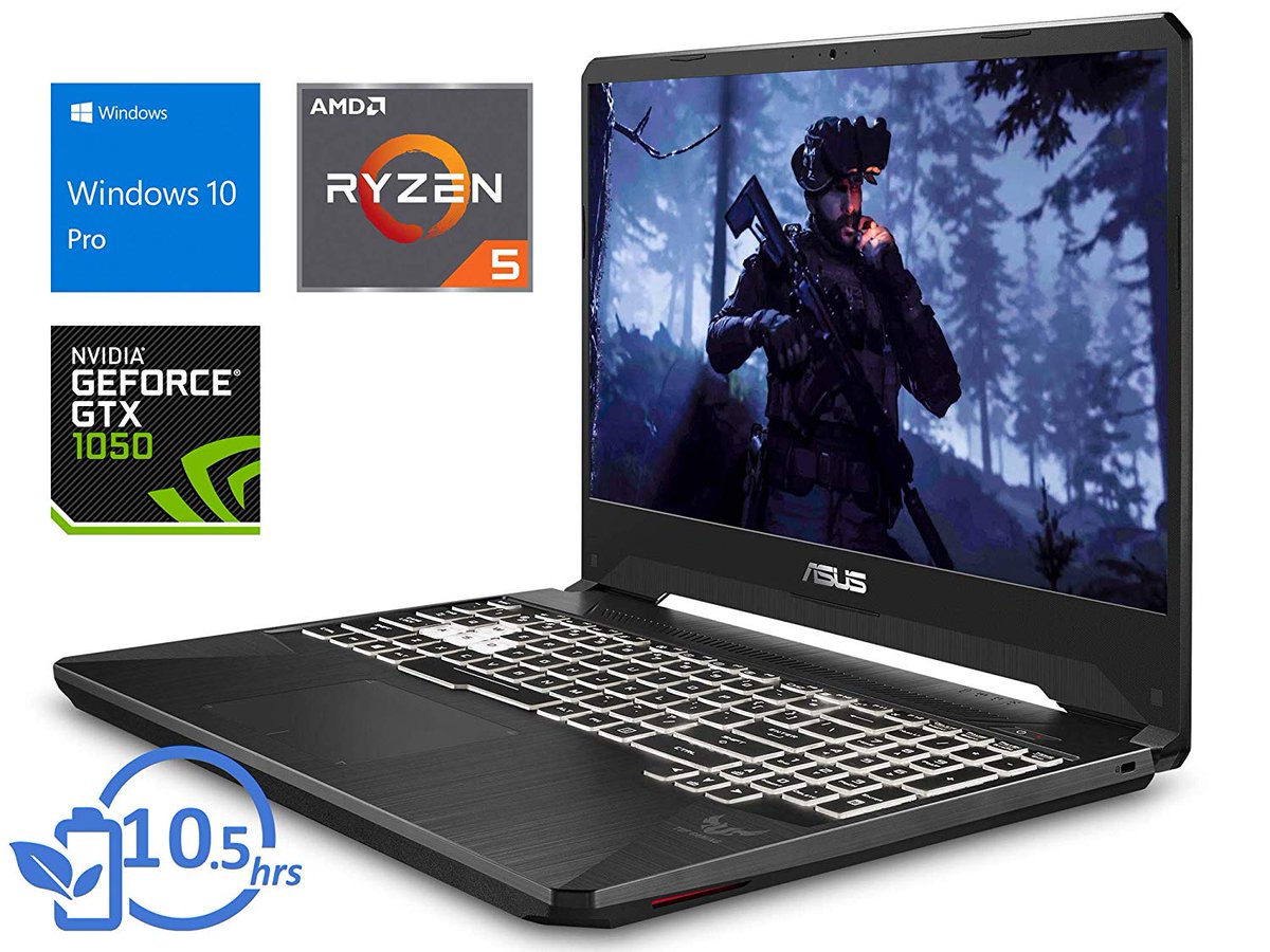 ASUS FX505DD Laptop, 15.6" FHD Display, AMD Ryzen 5 3550H Upto 3.7GHz, 16GB RAM, 512GB NVMe SSD + 1TB HDD, NVIDIA GTX 1050
amzn.to/2ZvxavC
Save 10.0% on select products from ASUS with promo code 10ROGSYNC, through 12/31 while supplies last: amzn.to/3533kQt