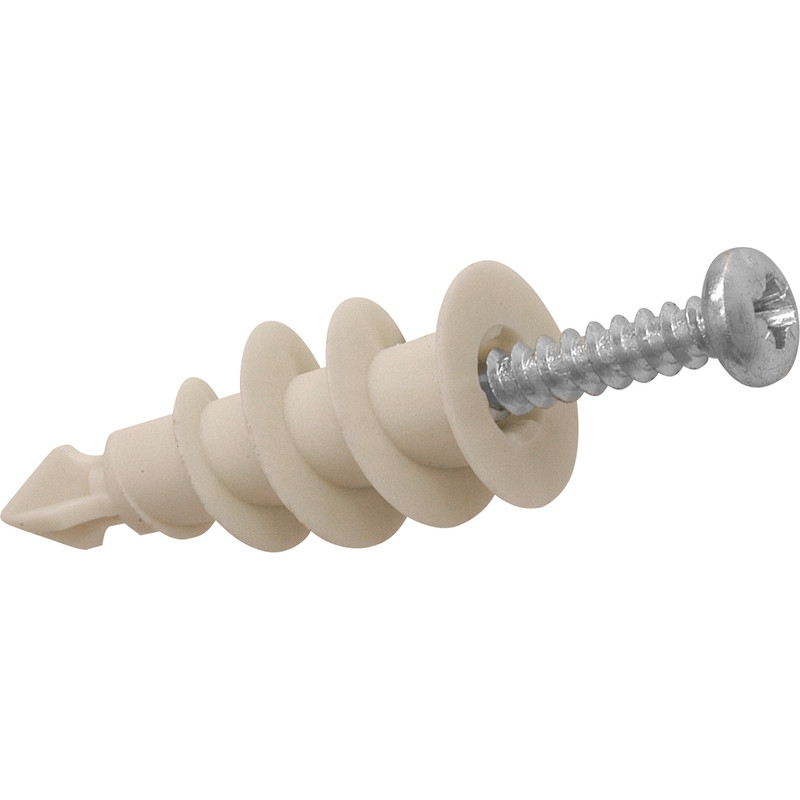 Hammer or in or screw in plasterboard fixings usually require specific screws but if metal, are fire resistant and easy to install. Not a fan of these myself to be honest but if you are in a bind, better than nothing/20