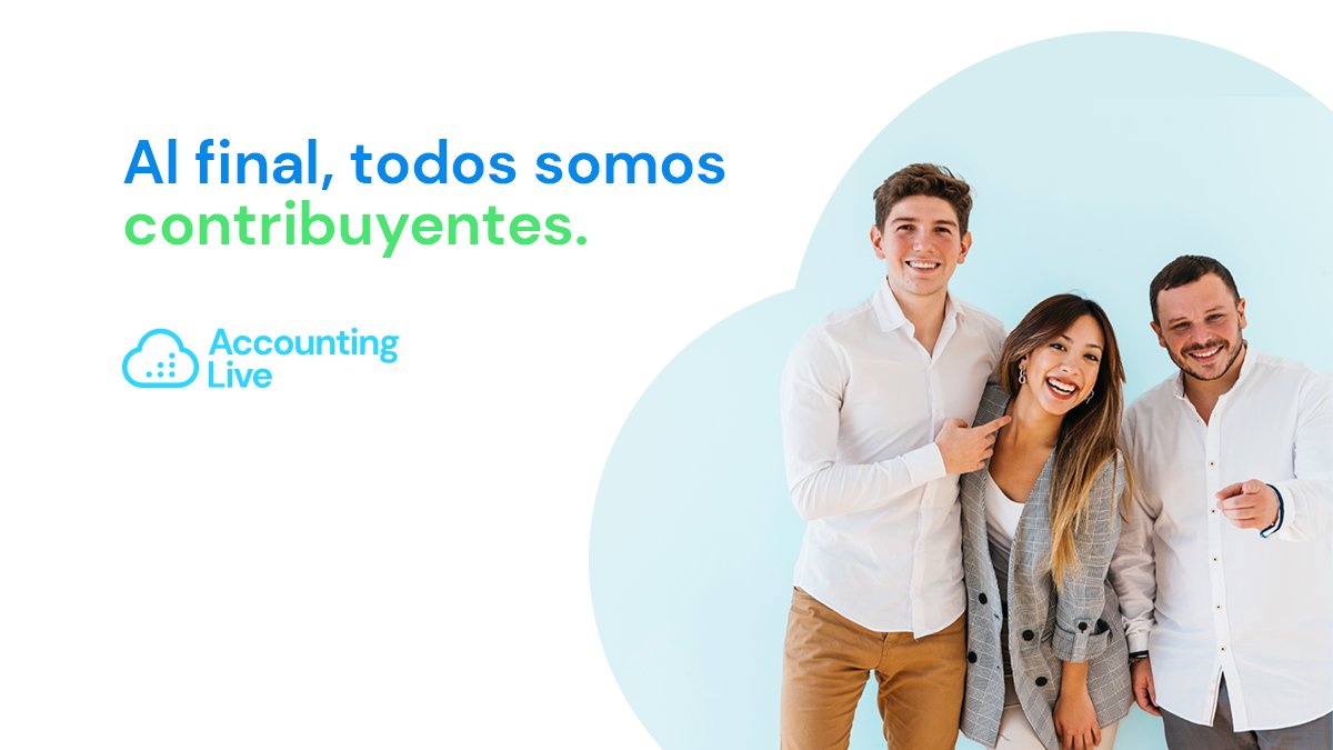 AcctLive_LA's tweet photo. TODOS de alguna forma somos contribuyentes, ayudamos a sustentar nuestro país y a buscar su desarrollo. 🤗
#AccountingLive #Contribuyente #RD https://t.co/Q58uGaDR8a