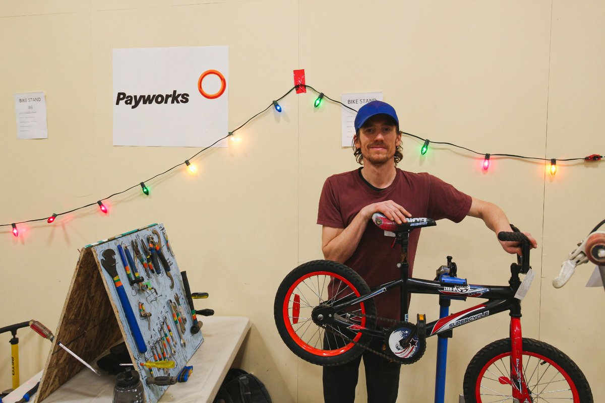 Payworks's tweet photo. A special shout-out to @thewrenchwpg who hosted their 24-hour kid's bike building marathon December 7-8. Together, they built more than 560 bikes for kids in need!
#PayItFWD #CycleOfGiving #Volunteer https://t.co/KEDFLZ2ncd