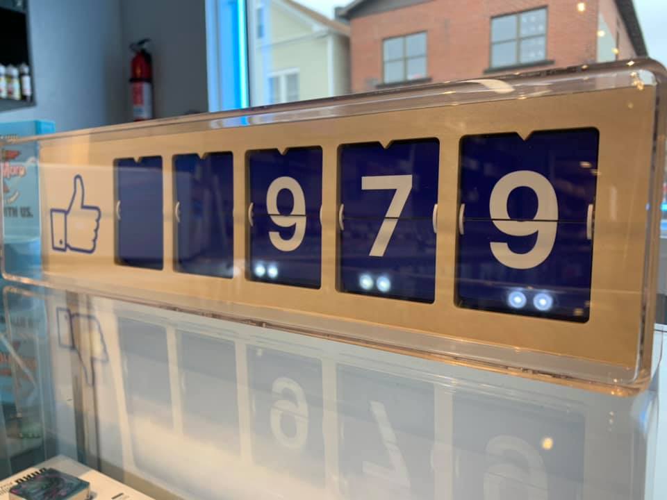 Thecloudhousev1's tweet photo. Check out our Smiirl Facebook like counter! Let's see if we can get it into 4 digits before the new year!!! We want to hear this thing going crazy all day long so if you haven't liked our page it's high time to do so!!! https://t.co/3IISUaNteX