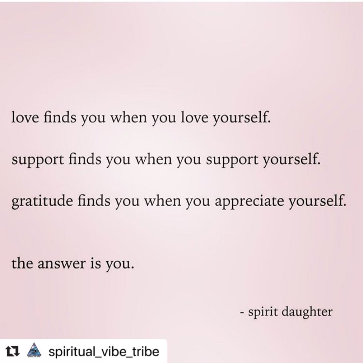 JudyConda's tweet photo. #Repost spiritual_vibe_tribe with @make_repost
・・・
I agree, so true. What do you think?💖 Post From spiritdaughter
:
#Spiritique #SpiritiqueLover #Spirituquer #Manifest #mindfulness #Mindset #MotivationalQuotes https://t.co/vPbTkHCsr1
