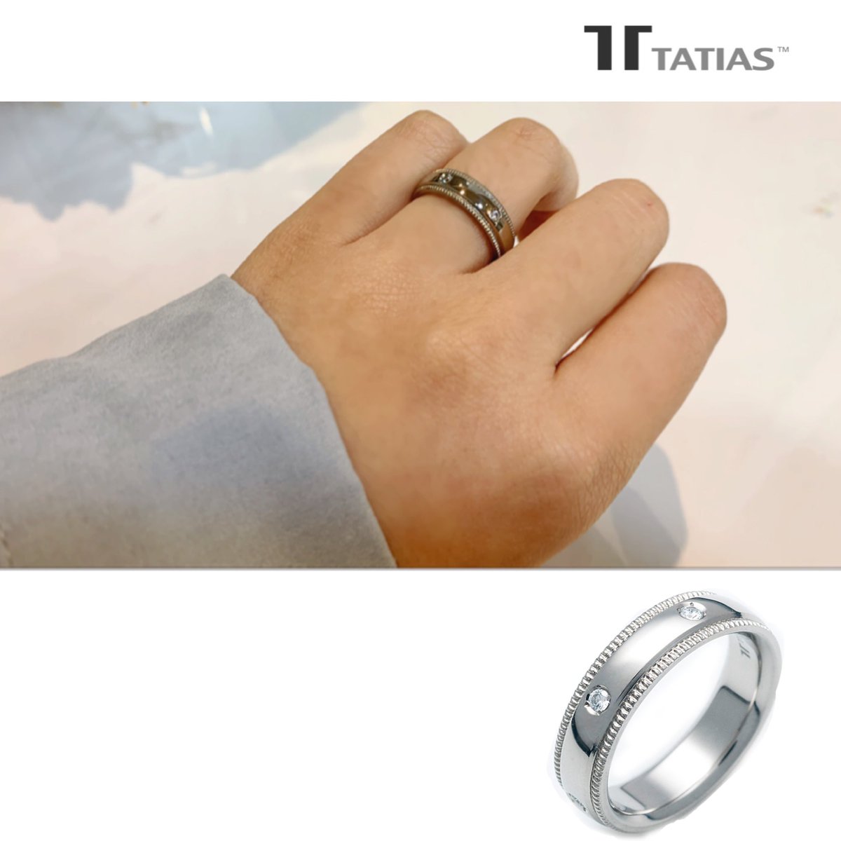 tatiasdotcom's tweet photo. Titanium Ring T-283
Simple, luxurious and design.
Also, the two sides of the ring will feel delicate. The comfortable you feel when wearing it.
Visit our website for more information.
https://t.co/XUfrrA6sYg
#TATIAS #CoupleRing #TitaniumRing #JewelerRing #Ring https://t.co/WfB3dmIGlu