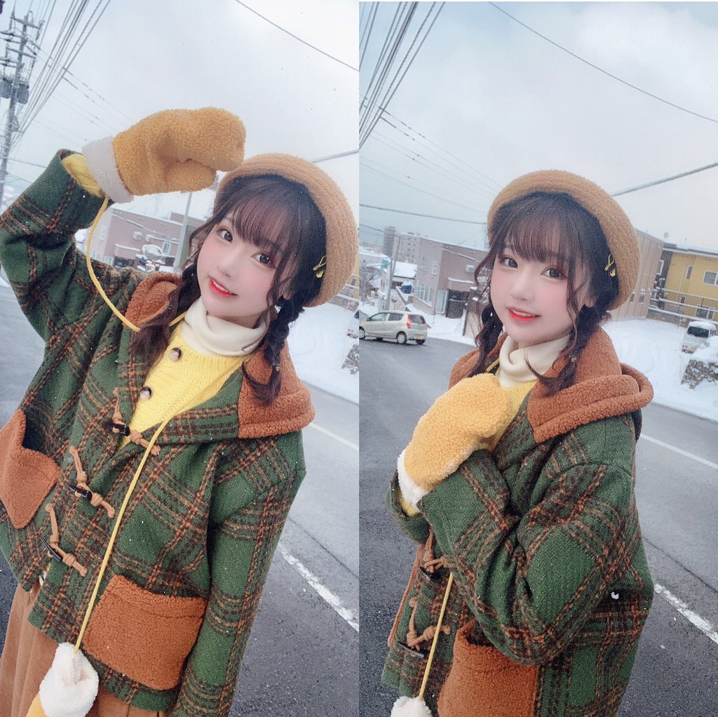 画像,❄️～•ू(ᵒ̴̶̷ωᵒ̴̶̷*•ू) ​ 小樽で雪を見ました！～ https://t.co/CZmh0KhsTx…