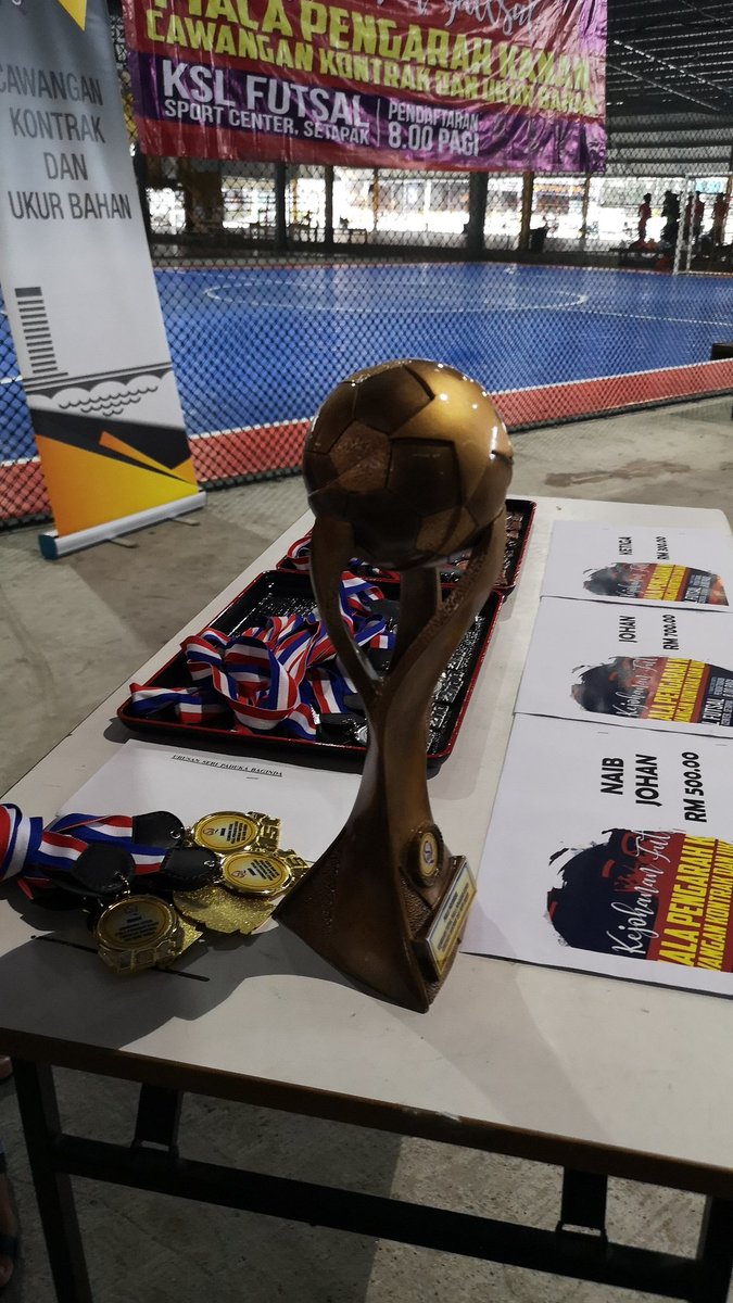 KKRia2's tweet photo. Tahniah pasukan futsal @JKRPutrajaya https://t.co/5g0Ullw1Ul