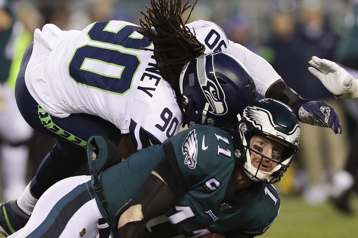 PhilaFanCentral's tweet photo. Hi, we’re the @NFL. We are dedicated to increased player safety. We want to eliminate unnecessary hits to defenseless players, reduce the amount of head injuries, and will penalize those who violate.

Oh, unless you want to head-spear the QB of the Philadelphia Eagles. Feel free. https://t.co/Ds639LGero