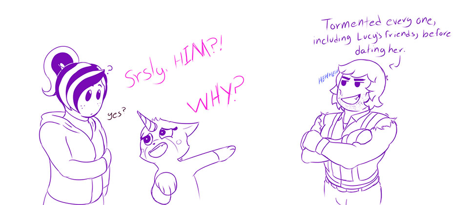 ShadowfearArt's tweet photo. part 6
One awful date later and shes obsessing over a guy that clearly doesn’t like her, even her friends don’t approve, yet here she is right next to him… In a choke hold for some reason.
#Rex #Dangervest #Emmet #brickowski #Lucy #Wyldstyle #rexstyle #theLegomovie2 https://t.co/aSbQ5veUhj