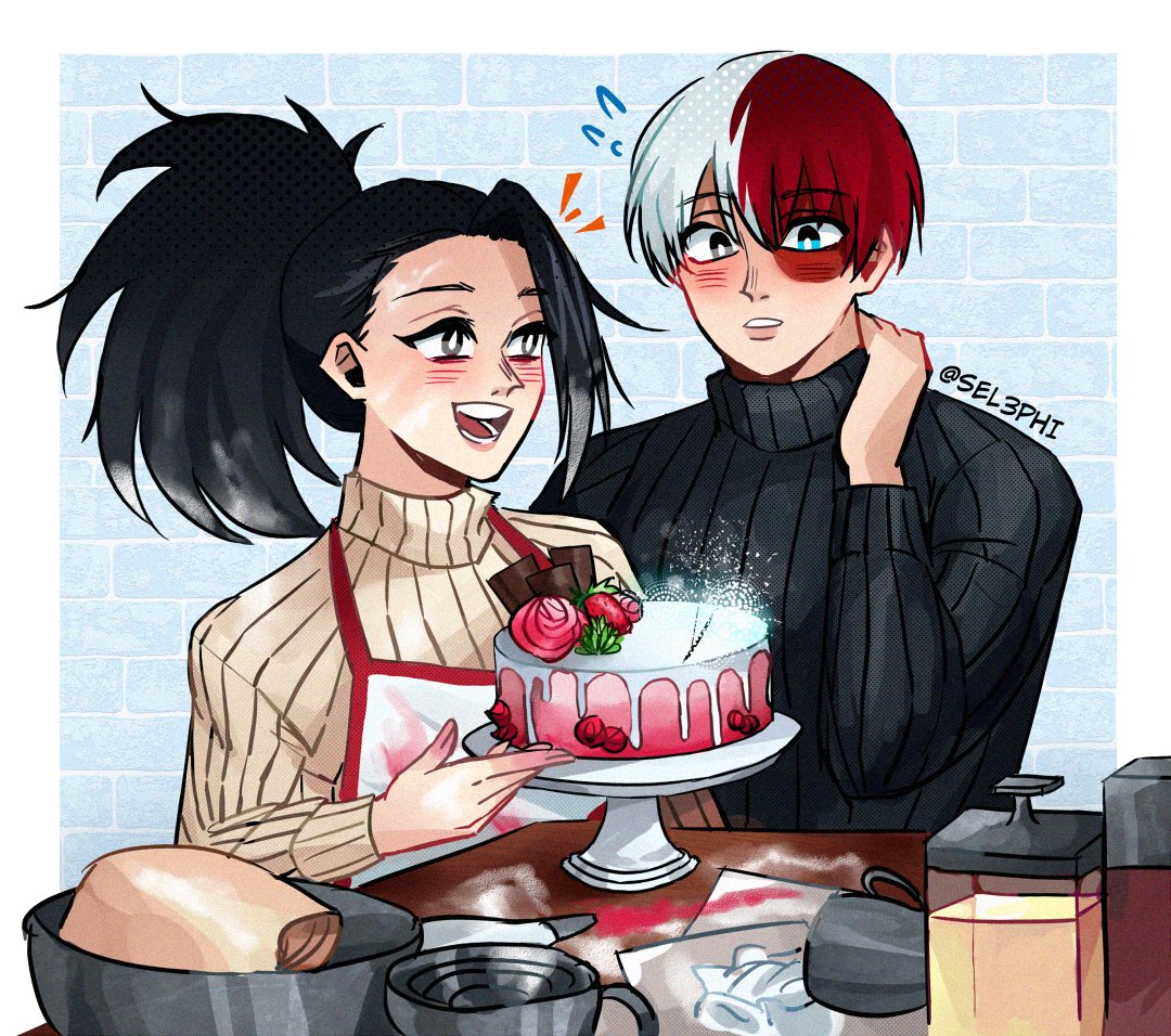 Sᴇʟᴇᴘʜɪ 🍵@sel3phiのイラスト32/72］「HAPPY BDAY SHOUTO! #轟焦凍生誕祭2020 #轟百 #TodoMomo ...