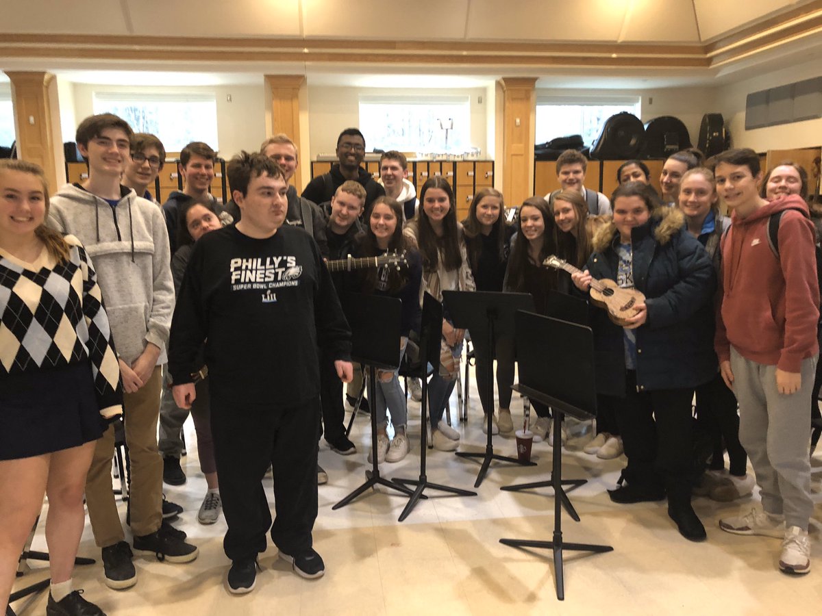Great group today and some great music too! See everyone next week! <a href="/SpOlympicsMA/">Special Olympics MA</a> <a href="/FranklinHSMusic/">Franklin HS Music</a> <a href="/FHSPantherbook/">Pantherbook</a> <a href="/FranklinHS/">FranklinHighSchool</a>